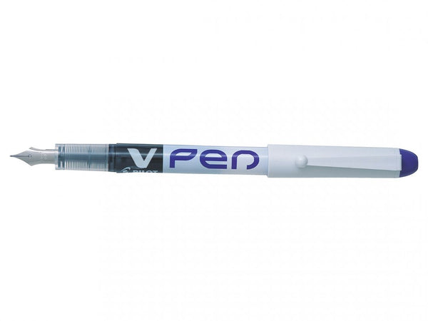 Pilot V-Pen Erasable Disposable Fountain Pen Violet (Pack 12) - 631101208 - ONE CLICK SUPPLIES