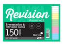Silvine Revision and Presentation Cards Ruled 152x102mm Assorted Colours (Pack 150) - LUX64MIX - ONE CLICK SUPPLIES