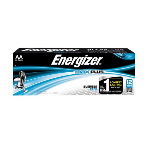 Energizer Max Plus AA Alkaline Batteries (Pack 20) - E301323502 - ONE CLICK SUPPLIES