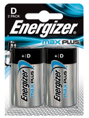 Energizer Max Plus D Alkaline Batteries (Pack 2) - E301323902 - ONE CLICK SUPPLIES