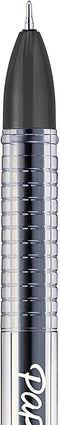 Paper Mate Gel Stick Ballpoint Pen 0.5mm Tip 0.3mm Pen Black (Pack 12) - 2084375 - ONE CLICK SUPPLIES