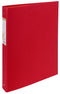 Forever 100% Recycled Ring Binder Paper on Board 2 O-Ring A4 30mm Rings Red (Pack 10) - 54985E - ONE CLICK SUPPLIES