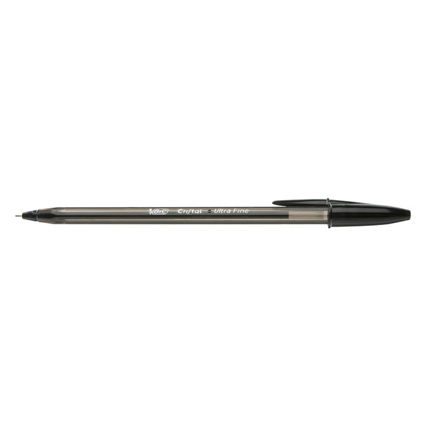 Bic Cristal Exact Ballpoint Pen 0.7mm Tip 0.28mm Line Black (Pack 20) - 992603 - ONE CLICK SUPPLIES