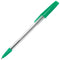 ValueX White Box Ballpoint Pen 1.0mm Tip 0.7mm Line Green (Pack 50) - 0052504/NB - ONE CLICK SUPPLIES