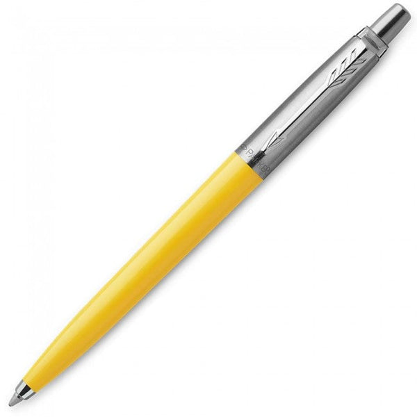 Parker Jotter Ballpoint Pen Yellow Barrel Blue Ink - 2076056 - ONE CLICK SUPPLIES