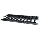 1U Horizontal SingleSided Cable Manager - ONE CLICK SUPPLIES