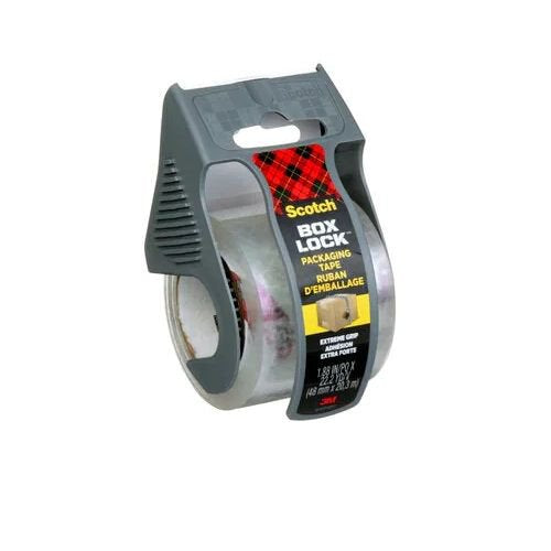 Scotch Box Lock Packaging Tape 195-EF 48 mm x 20.3 m (Pack 1 Roll with Dispenser) 7100263095 - ONE CLICK SUPPLIES