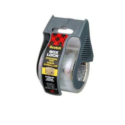 Scotch Box Lock Packaging Tape 195-EF 48 mm x 20.3 m (Pack 1 Roll with Dispenser) 7100263095 - ONE CLICK SUPPLIES
