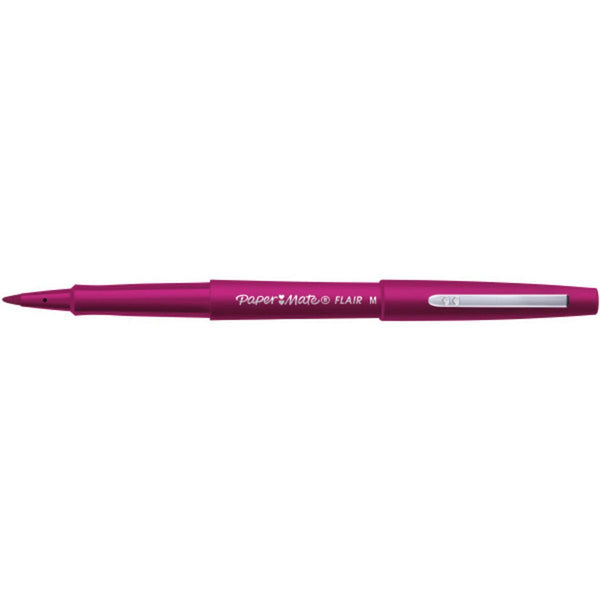 Paper Mate Flair Fibre Tip Pen Medium Point 0.7mm Magenta (Pack 12) S0971630 - ONE CLICK SUPPLIES