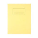 Silvine 9x7 inch/229x178mm Exercise Book Ruled Yellow 80 Pages (Pack 10) - EX103 - ONE CLICK SUPPLIES