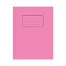 Silvine 9x7 inch/229x178mm Exercise Book Plain Pink 80 Pages (Pack 10) - EX112 - ONE CLICK SUPPLIES