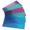 Rapesco Popper Wallet Polypropylene DL Bright Transparent Assorted (Pack 5) - 690 - ONE CLICK SUPPLIES