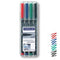 Staedtler Lumocolor OHP Pen Permanent Fine 0.6mm Line Assorted Colours (Pack 4) 318WP4 - ONE CLICK SUPPLIES