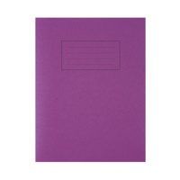 Silvine 9x7 inch/229x178mm Exercise Book Ruled Purple 80 Pages (Pack 10) - EX100 - ONE CLICK SUPPLIES