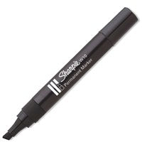 Sharpie W10 Permanent Marker Chisel Tip 1.5-5mm Line Black (Pack 12) - S0192654 - ONE CLICK SUPPLIES