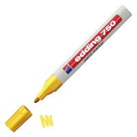 edding 750 Paint Marker Bullet Tip 2-4mm Line Yellow (Pack 10) - 4-750005 - ONE CLICK SUPPLIES