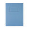 Silvine 9x7 inch/229x178mm Exercise Book 7mm Square 80 Pages Blue (Pack 10) - EX106 - ONE CLICK SUPPLIES