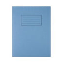 Silvine 9x7 inch/229x178mm Exercise Book Ruled Blue 80 Pages (Pack 10) - EX104 - ONE CLICK SUPPLIES
