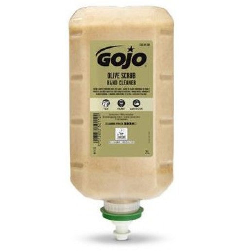 GOJO TDX Olive Scrub Hand Cleaner 2000ml Tar, Paint & Adhesive {7332} - ONE CLICK SUPPLIES