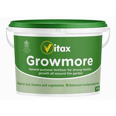 Vitax Growmore Multi-Purpose Fertiliser 10kg Tub - ONE CLICK SUPPLIES