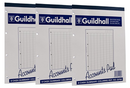 Guildhall Account Pad 8 Summary Column 298 x 210mm 60 Sheet Punched 4 Holes Code GP8S - ONE CLICK SUPPLIES