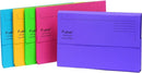 Guildhall Forever 211/5000 FOOLSCAP Document Wallet Assorted Colours (Pack of 25) - ONE CLICK SUPPLIES