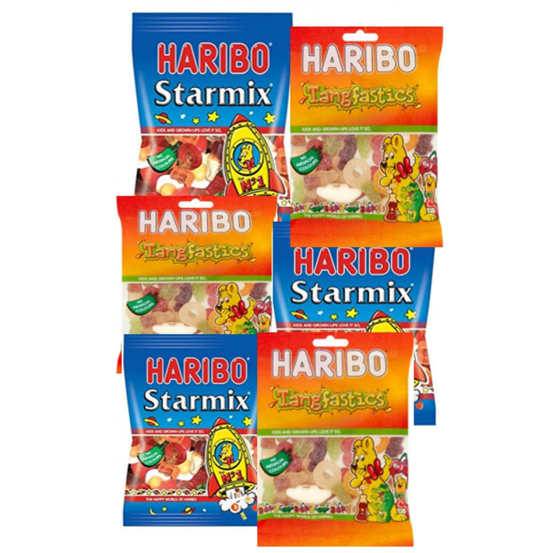 Haribo 12 x 160g Starmix & Tangtastic Sweets {12 Packet Offer} - ONE CLICK SUPPLIES