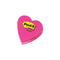 Post-it Notes Pink Heart Shaped 70x70mm 225 Sheets - ONE CLICK SUPPLIES