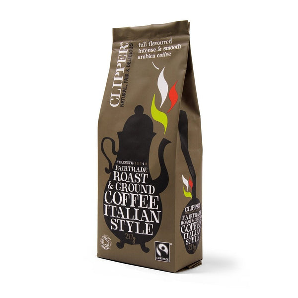 Clipper Fairtrade Italian Organic Coffee 227g - ONE CLICK SUPPLIES