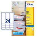 Avery Inkjet Address Label 63.5x34mm 24 Per A4 Sheet White (Pack 600 Labels) J8159-25 - ONE CLICK SUPPLIES