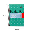 Pukka Pad Ruled Wirebound Metallic Jotta Notebook 200 Pages A5 (Pack of 3) JM021