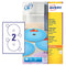 Avery Full Face CD/DVD Matt Label 117mm Diameter 2 Per A4 Sheet White (Pack 50 Labels) L7676-25 - ONE CLICK SUPPLIES