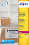 Avery Laser Weatherproof Parcel Label 99x67mm 8 Per A4 Sheet White (Pack 200 Labels) L7993-25 - ONE CLICK SUPPLIES