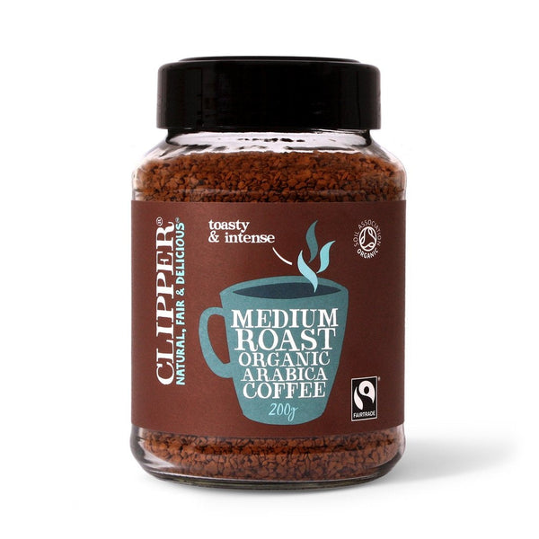 Clipper Medium Roast Organic Arabica Coffee 200g - ONE CLICK SUPPLIES