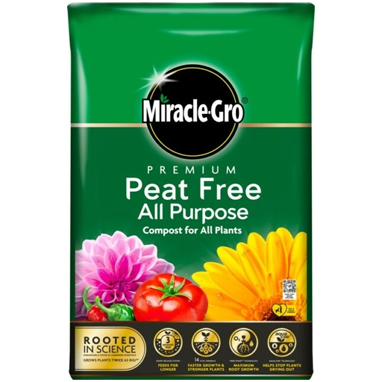 Miracle-Gro Premium Peat Free All Purpose Compost 10 Litre - ONE CLICK SUPPLIES