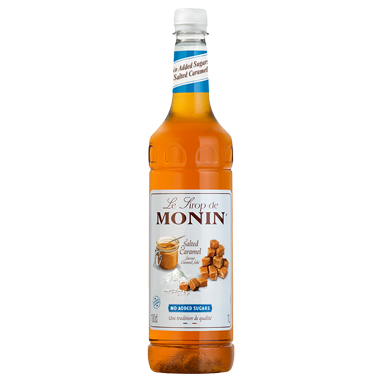 Monin Salted Caramel Coffee Syrup No Added Sugars 1 litre (Plastic) DATED 30/04/2023 - ONE CLICK SUPPLIES