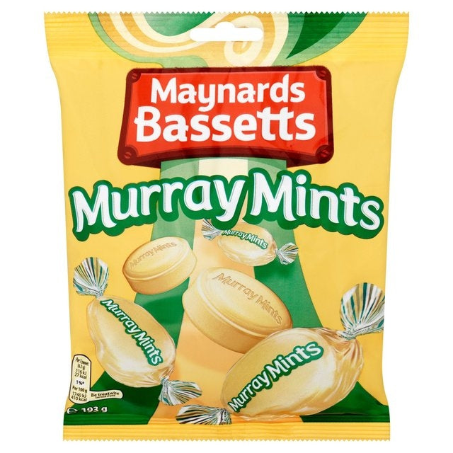 Maynards Bassetts Murray Mints Sweets Bag  193g, 1-36 Packs - ONE CLICK SUPPLIES