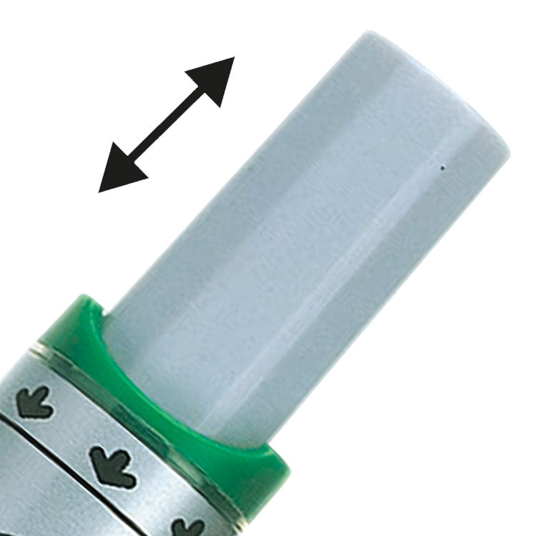 Pentel Whiteboard Marker Bullet Tip 3mm Line Green (Pack 12) - MWL5M-DO - ONE CLICK SUPPLIES