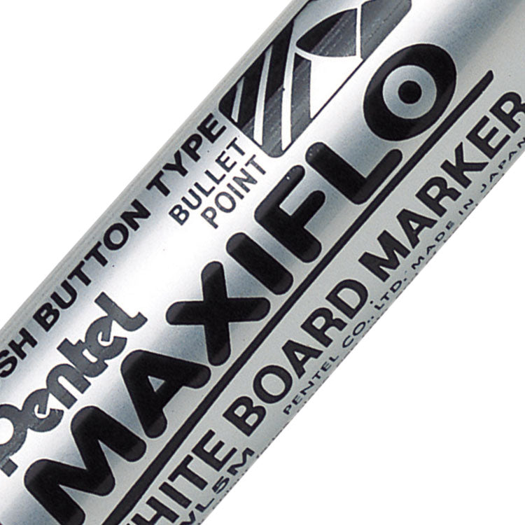 Pentel Whiteboard Marker Bullet Tip 3mm Line Green (Pack 12) - MWL5M-DO - ONE CLICK SUPPLIES