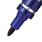 Pentel N50 Permanent Marker Bullet Tip 2.2mm Line Blue (Pack 12) - N50-C - ONE CLICK SUPPLIES