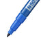 Pentel N50S Permanent Marker Fine Bullet Tip 0.5-1mm Line Blue (Pack 12) - N50S-C - ONE CLICK SUPPLIES