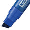 Pentel N50XL Permanent Marker Jumbo Chisel Tip 17mm Line Blue (Pack 6) - N50XL-C - ONE CLICK SUPPLIES