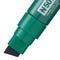 Pentel N50XL Permanent Marker Jumbo Chisel Tip 17mm Line Green (Pack 6) - N50XL-D - ONE CLICK SUPPLIES
