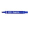 Pentel N60 Permanent Marker Chisel Tip 3.9-5.7mm Line Blue (Pack 12) - N60-C - ONE CLICK SUPPLIES