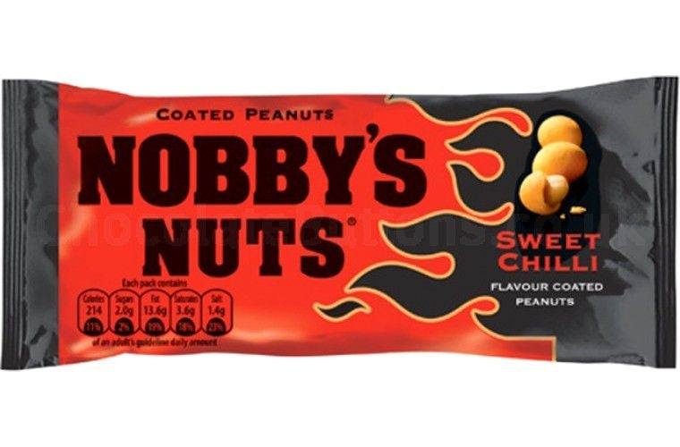 Nobby's Nuts Sweet Chilli Peanuts 20 x 40g Carded - ONE CLICK SUPPLIES