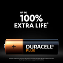 Duracell Plus AA Battery Alkaline 100% Extra Life (Pack of 4) 5009370 - ONE CLICK SUPPLIES