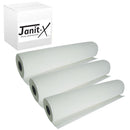 Janit-X 10" 40m,White 2 Ply Hygiene Couch Roll - ONE CLICK SUPPLIES