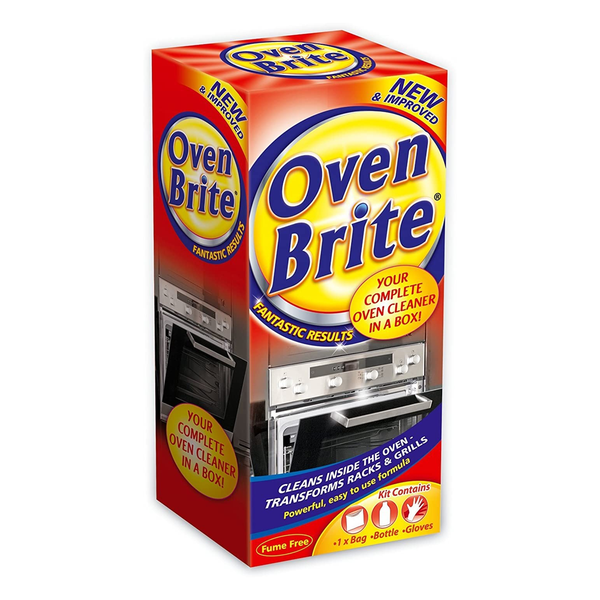 Oven Brite Cleaner Set 500ml {Liquid, Gloves and Bag} - ONE CLICK SUPPLIES