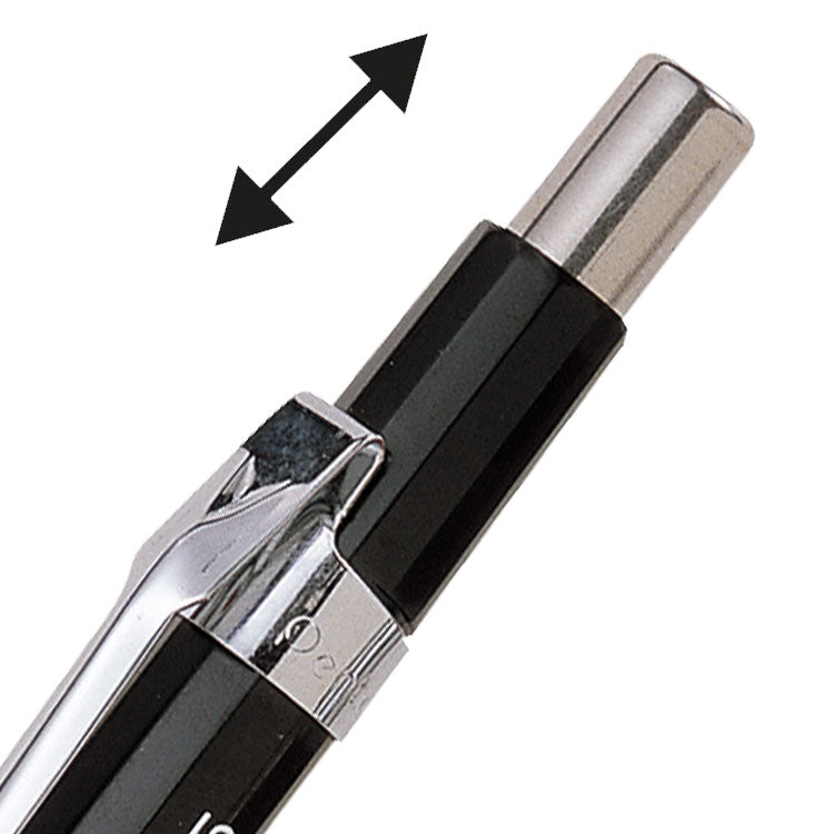 Pentel P205 Mechanical Pencil HB 0.5mm Lead Black Barrel (Pack 12) - ONE CLICK SUPPLIES