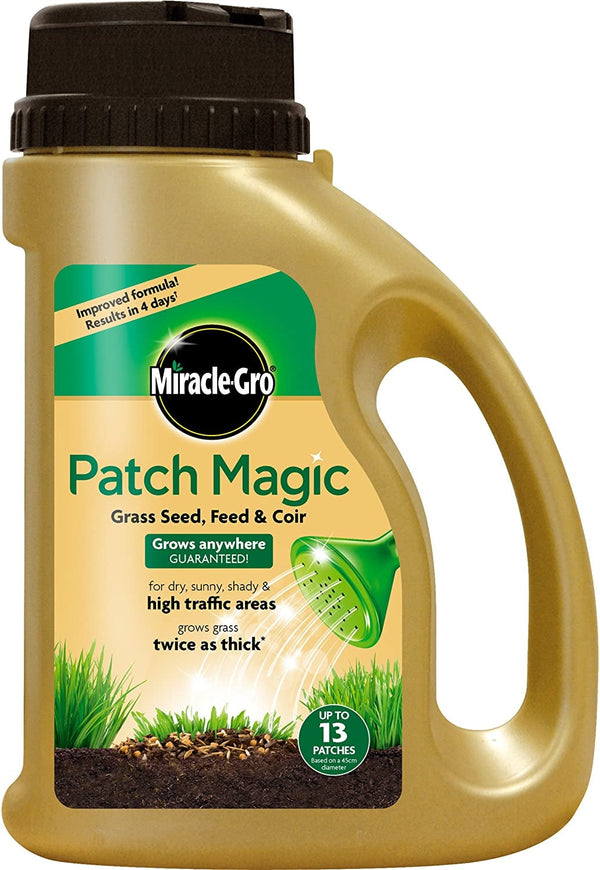 Miracle-Gro® Patch Magic Grass Seed, Feed & Coir 1015g - ONE CLICK SUPPLIES
